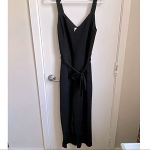 aritzia black jumpsuit, size 6